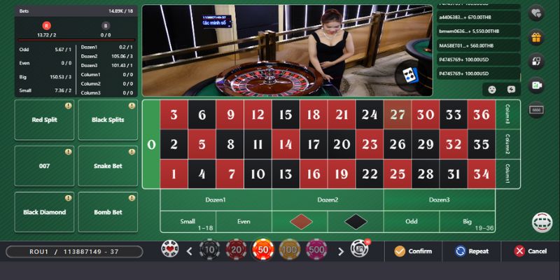 Hòa mình vào thế giới roulette tại sòng bài WM